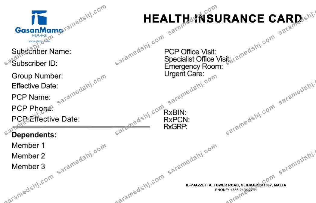 Malta health insurance card